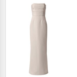 Amsale Sonia dress in CHAMPAGNE